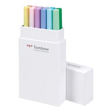 TOMBOW ABT Dual Brush Pen ABT-12P-2 12er Set Pastelltöne