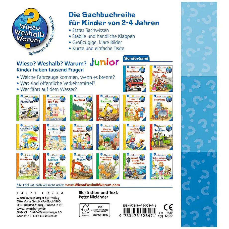 Wieso? Weshalb? Warum? Mein junior-Lexikon: Fahrzeuge Nieländer, Peter; Nieländer, Peter (Illustrationen) Gebundene Ausgabe 