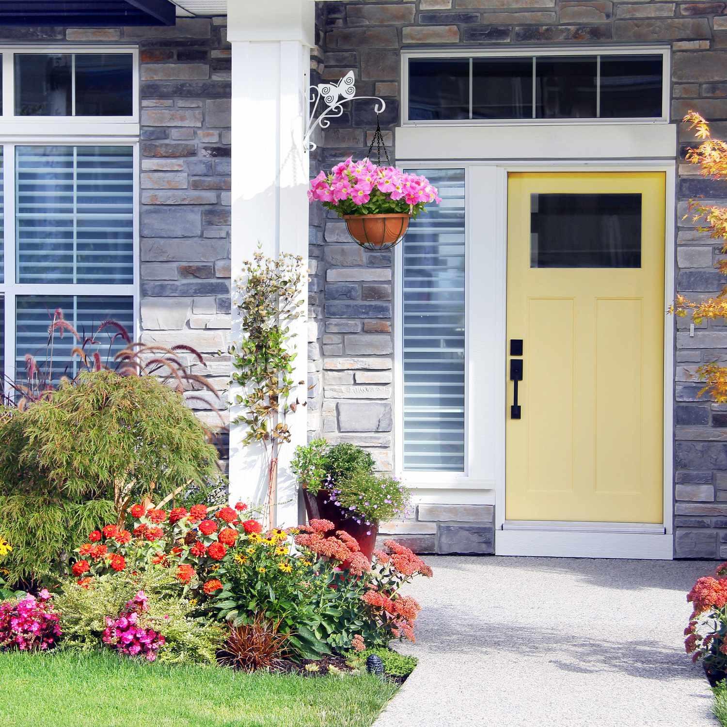 B2X 2x Halter für Blumenampel mit Schmetterling  