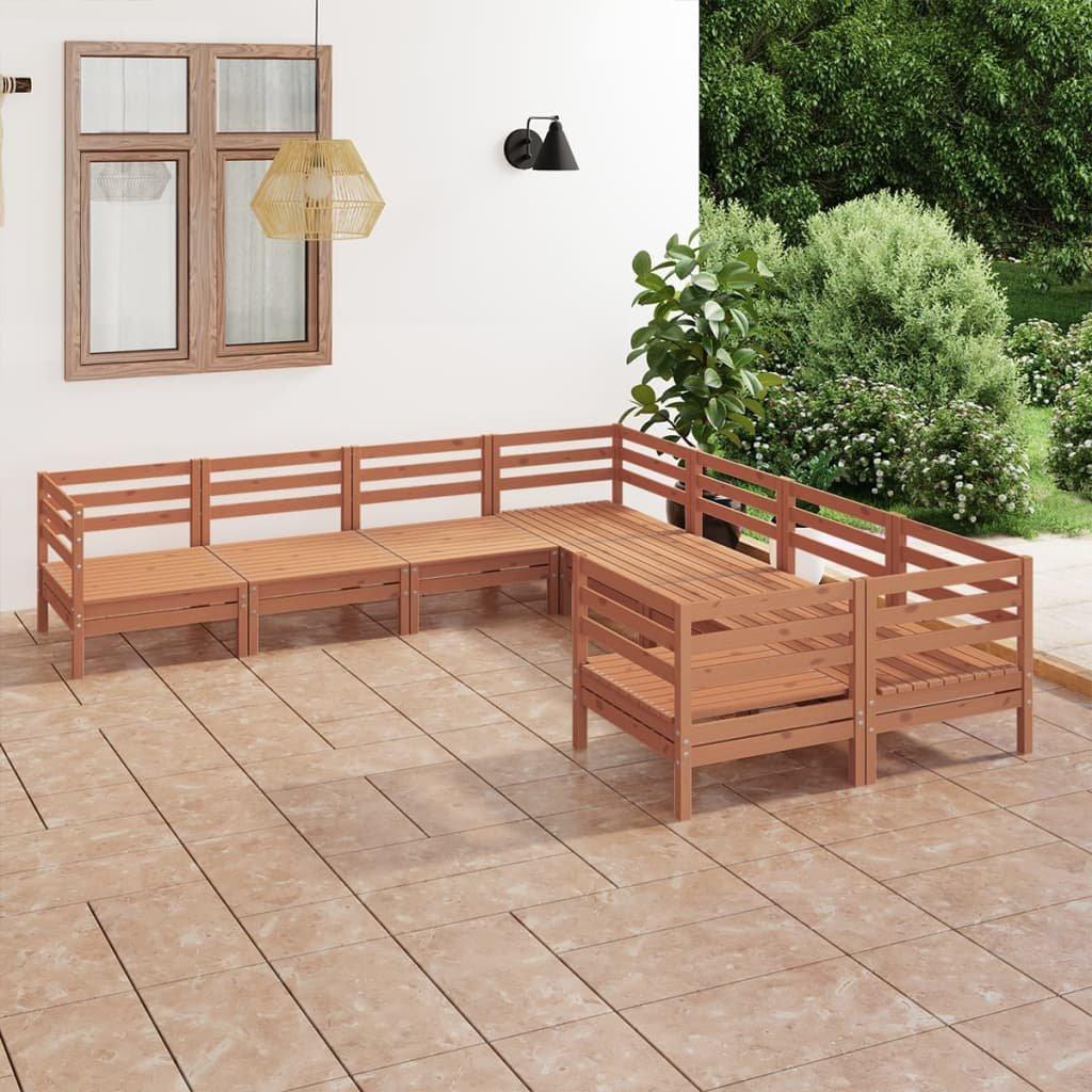 VidaXL set salotto da giardino Legno di pino  