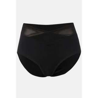 Ulla Popken Maxi Slip Modellanti Vita Alta Fascia Larga in Mesh  