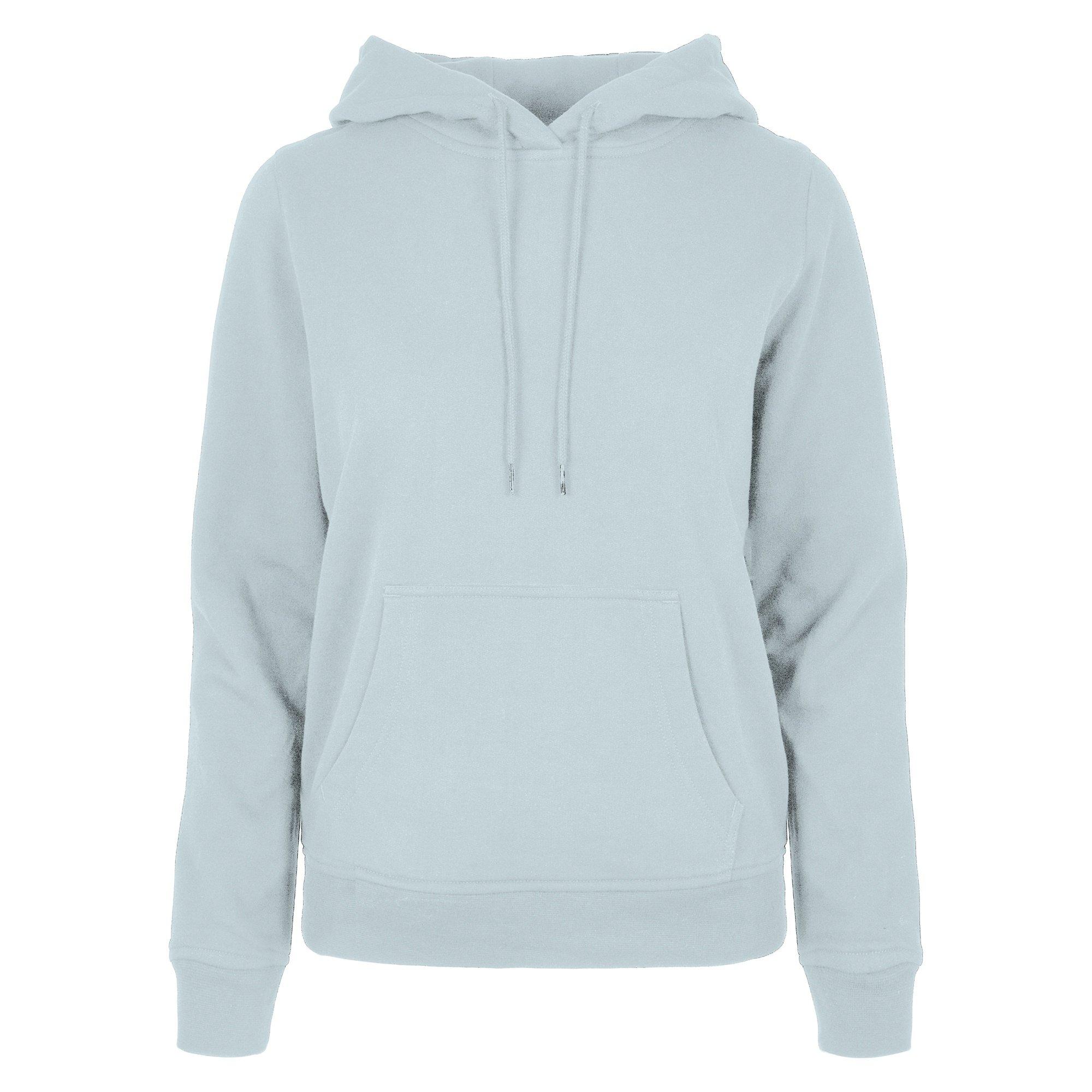Image of Basic Kapuzenpullover Damen Blau M