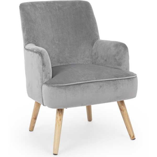 mutoni Fauteuil gris Adeline  