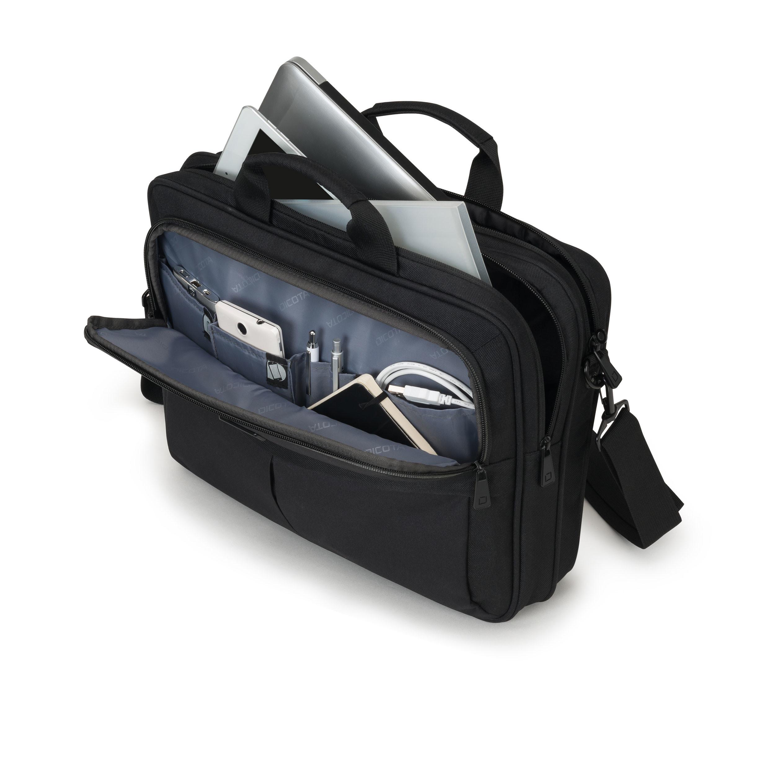 DICOTA  Top Traveller 35,8 cm (14.1") Borsa da corriere Nero 