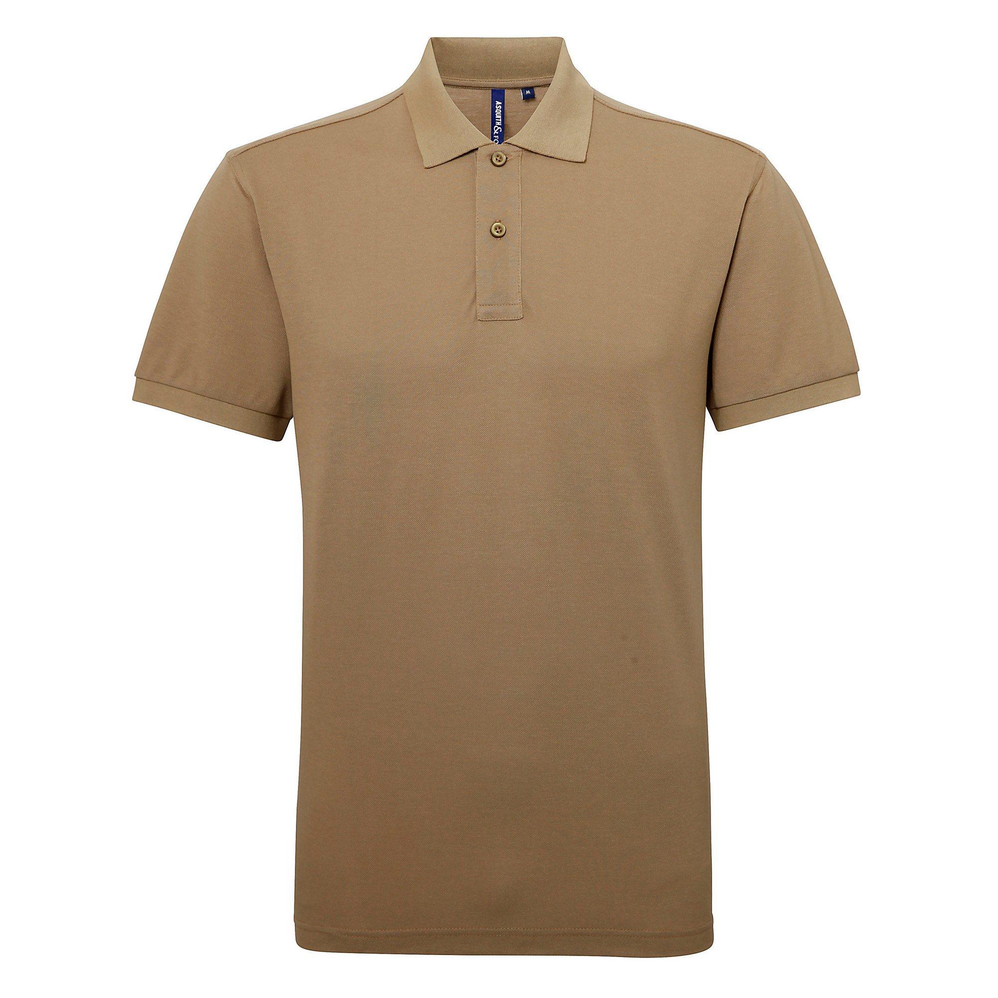 Image of Asquith&fox Poloshirt Herren Khaki XL