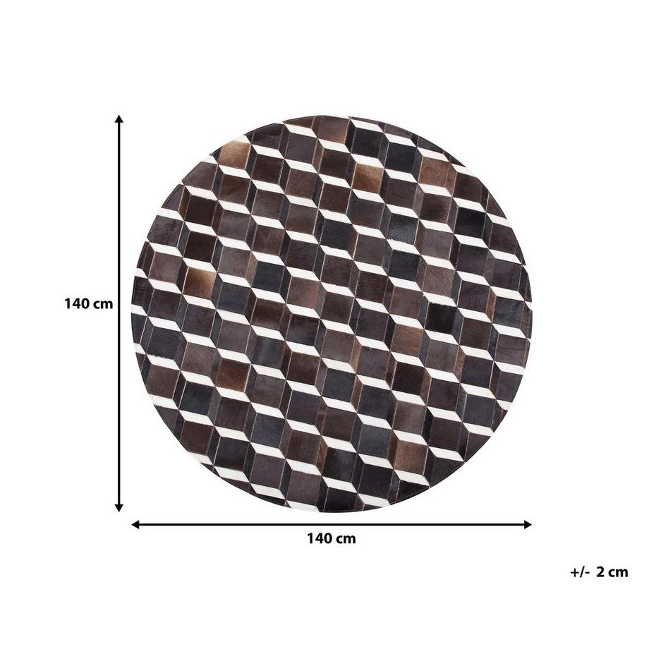 Beliani Tapis en Peau de vache  ALPKOY  