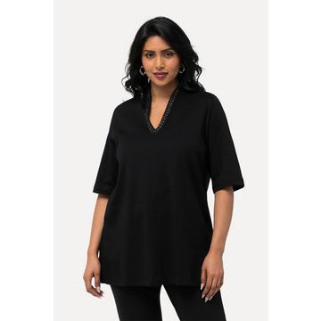 T-Shirt, A-Linie, Kelchkragen, Halbarm