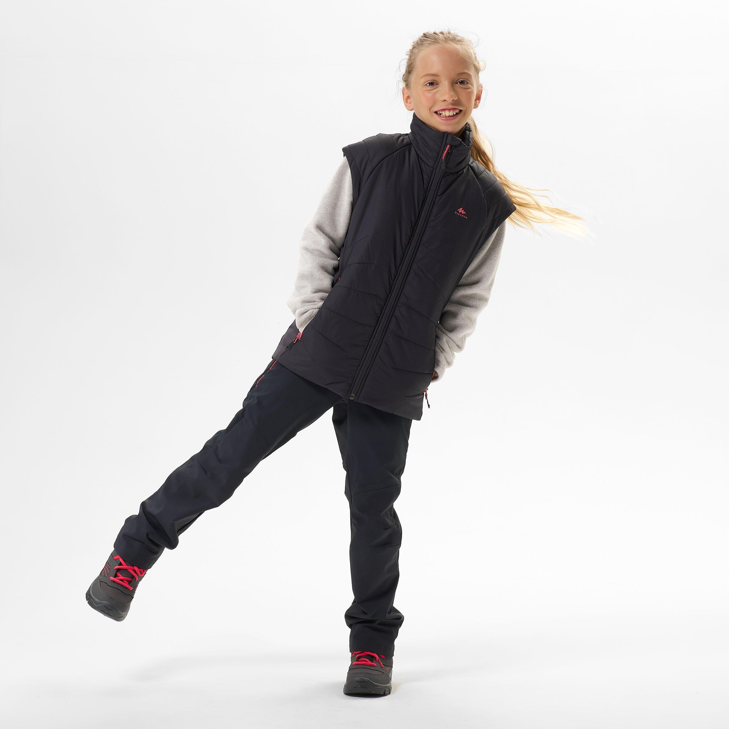 Image of Wattierte Jacke - Mh500 Hybrid Unisex Taubengrau 141-148CM