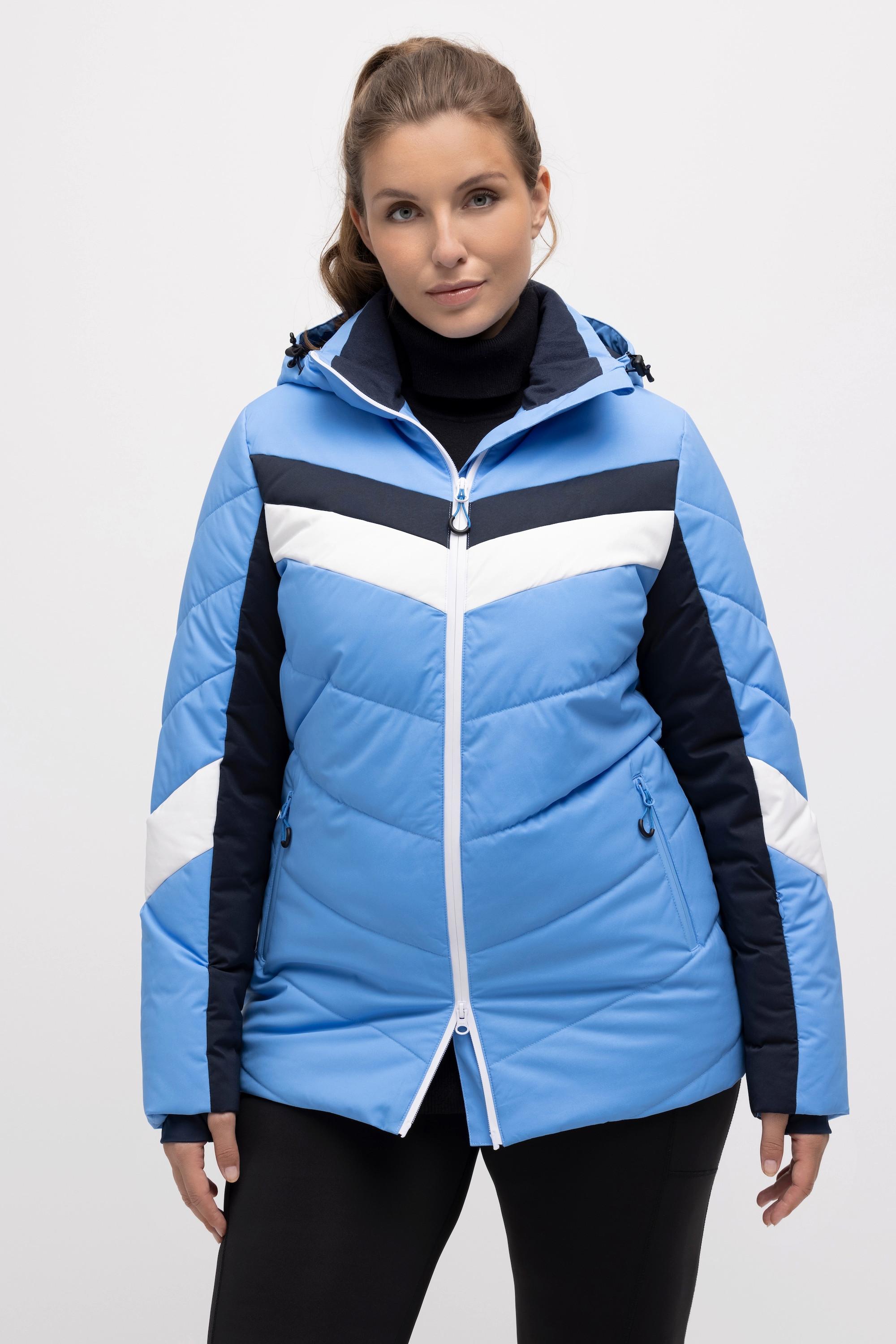 Ulla Popken  Veste de ski, imperméable, jupe de protection contre la neige, fermeture Éclair à double sens 