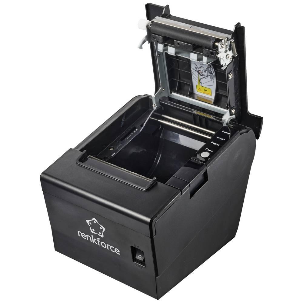 Renkforce  RF-TPP3-01 Thermotransfer-Drucker Thermodirekt 203 x 203 dpi Etikettenbreite (max.): 80 mm USB, RS-2 