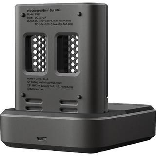 GP Batteries  Chargeur modèle USB P461, 4 piles rechargeables RECYKO PRO AA 2000 mAh et station d'accueil USB 