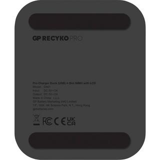GP Batteries  USB-Modell Ladegerät GP P461, 4 x RECYKO PRO AA Akku 2000 mAh und USB Dockingstation 