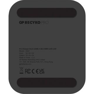 GP Batteries  Chargeur modèle USB P461, 4 piles rechargeables RECYKO PRO AA 2000 mAh et station d'accueil USB 