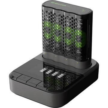 USB-Modell Ladegerät P461, 4 x RECYKO PRO AA Akku 2000 mAh und USB Dockingstation