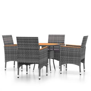 VidaXL Garten essgruppe poly-rattan  