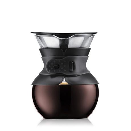 bodum Kaffeebereiter mit Permanent Edelstahl Kaffeefilter POUR OVER  