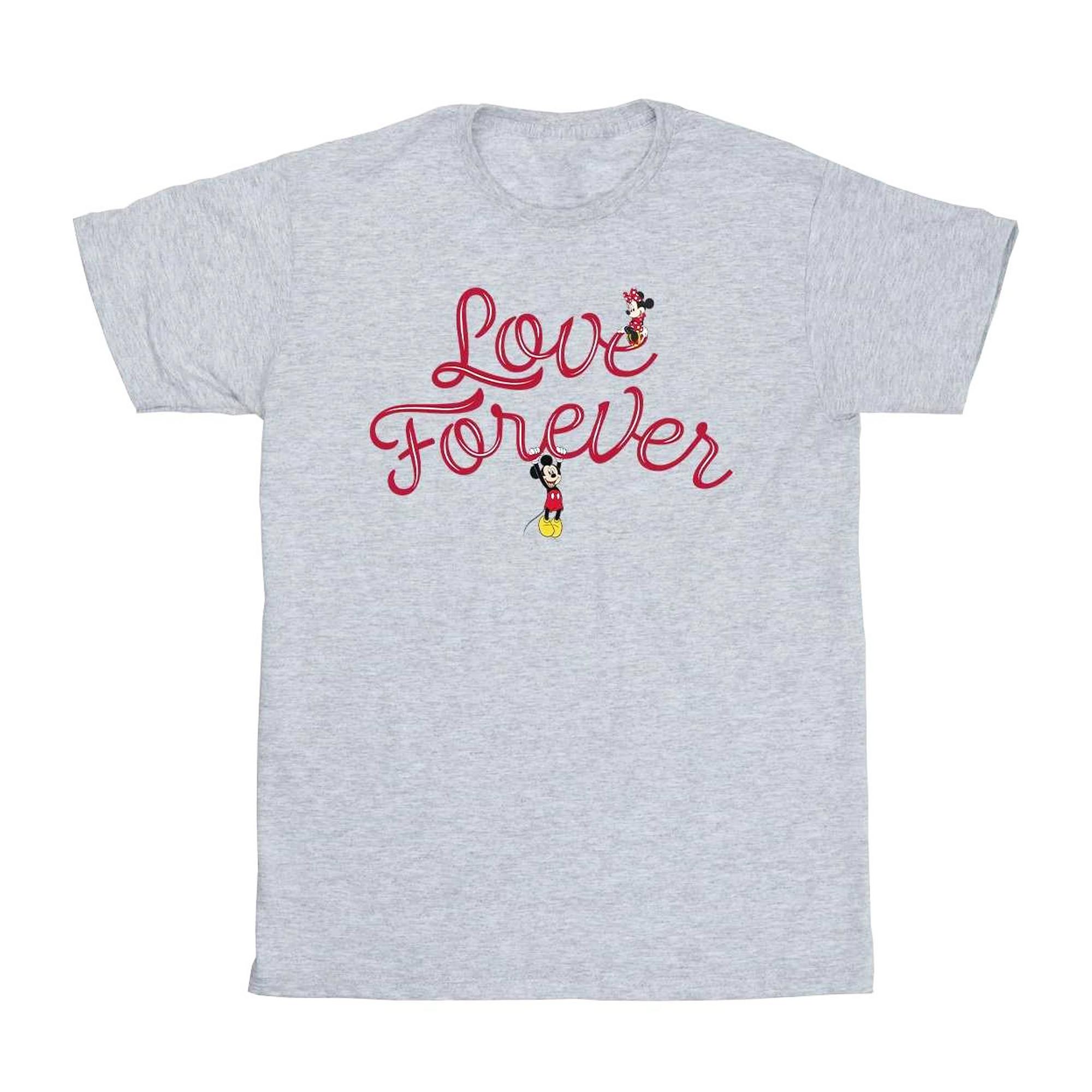 Image of Mickey Mouse Love Forever Tshirt Jungen Grau 152-158