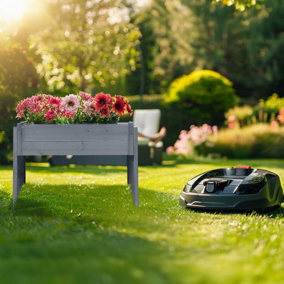 Northix Garage per robot tosaerba con fioriera  