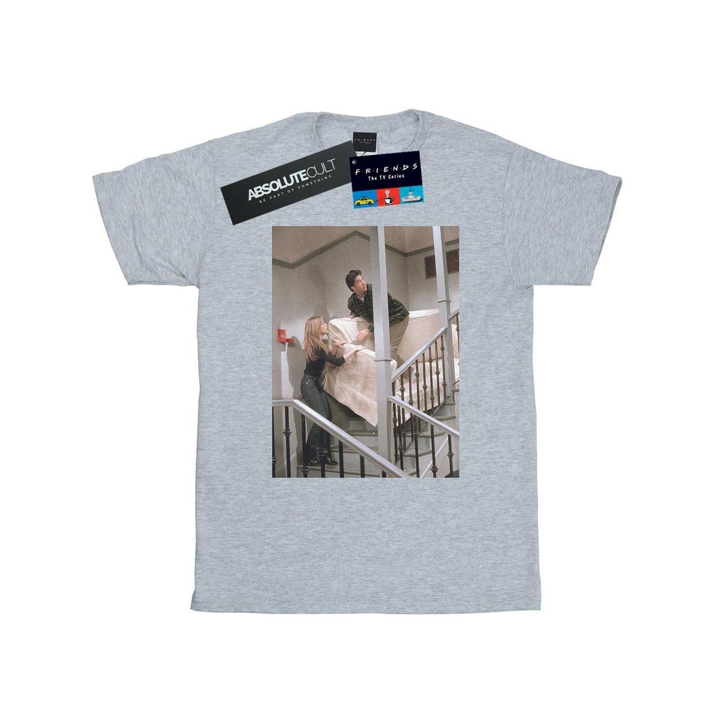 Image of Sofa Stairs Photo Tshirt Damen Grau L