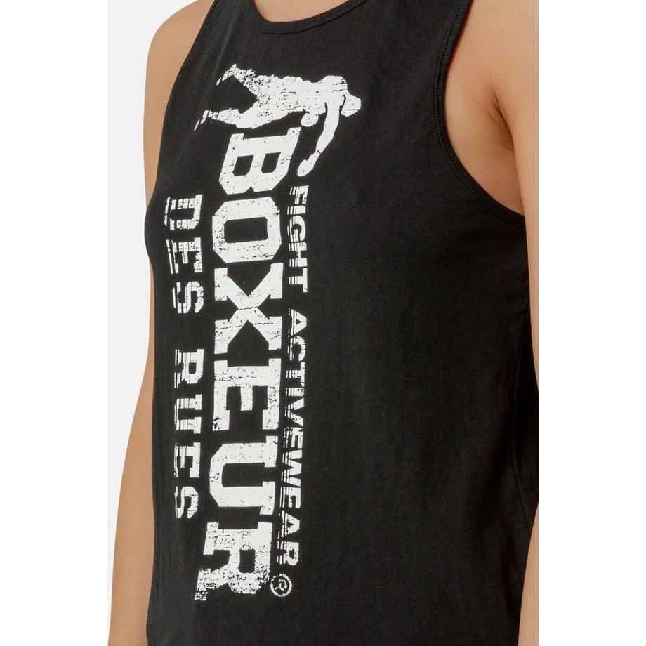 BOXEUR DES RUES Canotta Basic con Logo Frontale  