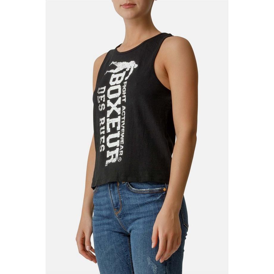 Top Basic Tank Top With Front Logo