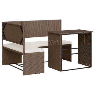 VidaXL Canapé de jardin rotin synthétique  