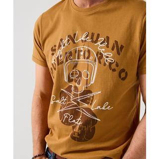 Joe Browns T-Shirt Motard Coutures Plates Motif Crâne  