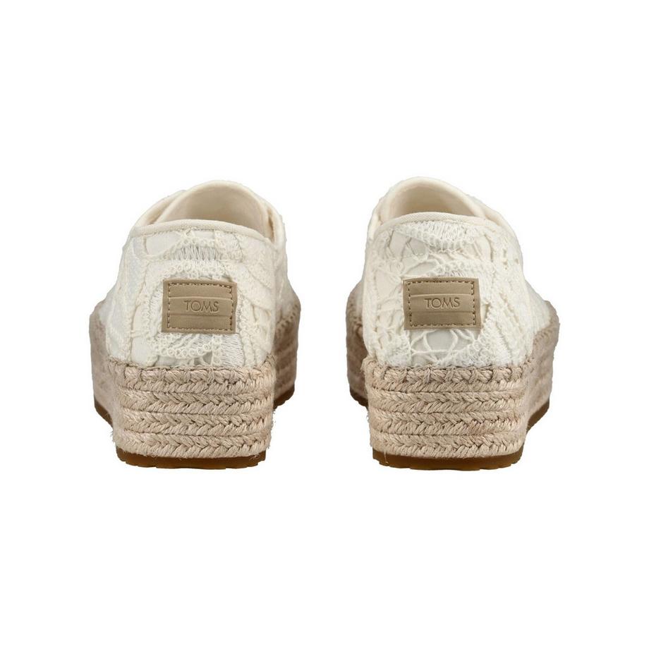 TOMS Espadrilles à Plateforme en Dentelle  