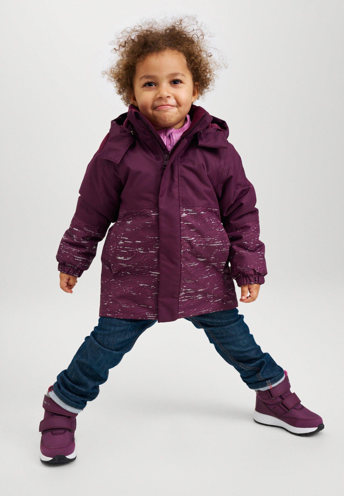 Reima  tec Mädchen Winterjacke Hohtava Deep purple 