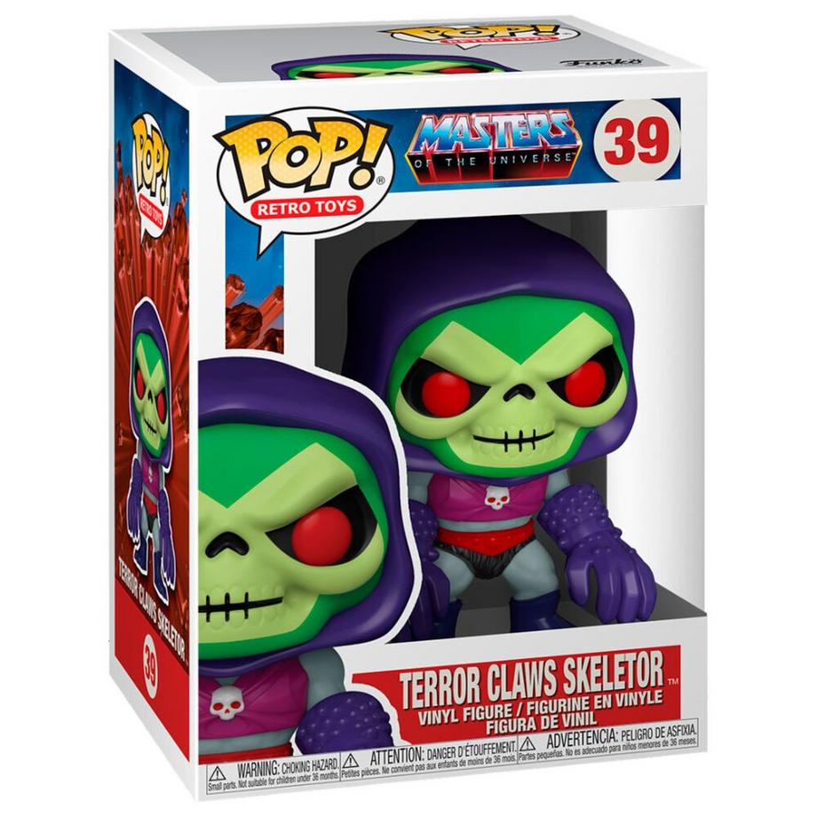 Funko  Figurine POP Les Maîtres de l'Univers Skeletor avec griffes de terreur 