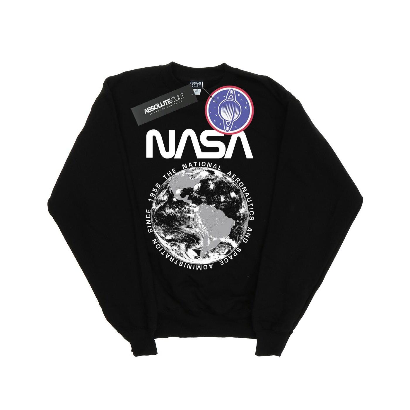 Image of Planet Earth Sweatshirt Herren Schwarz S