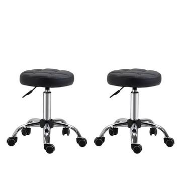 Lot de 2 tabourets roulants