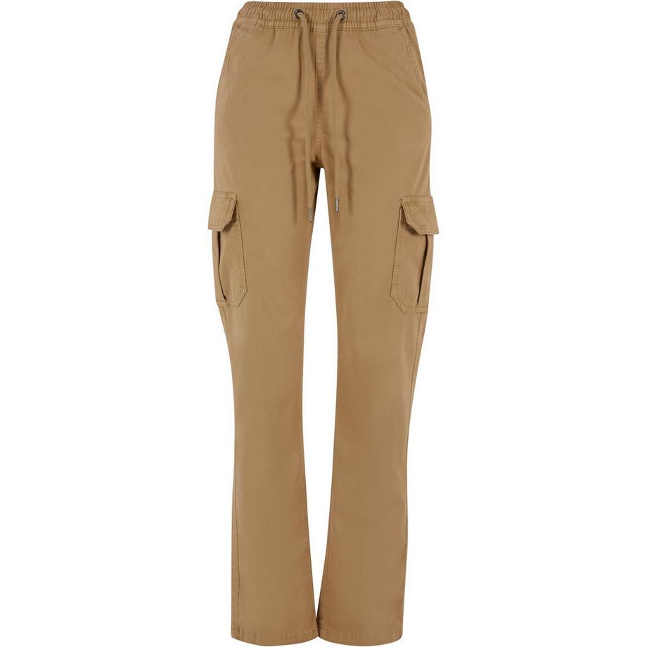 URBAN CLASSICS Pantalon Cargo Taille Haute Twill  
