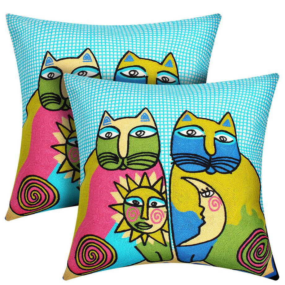 Avizar Lot 2 Housses de Coussin Art Solaris  