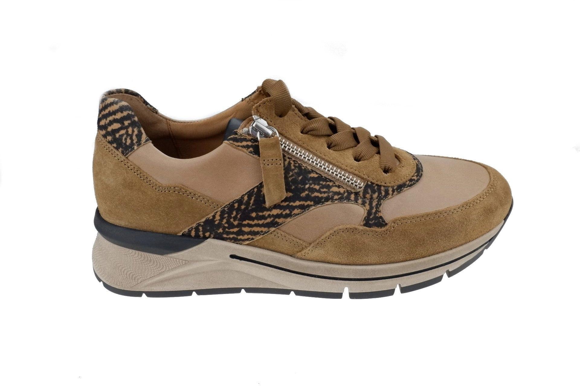 Image of Leder Sneaker Damen Beige 41