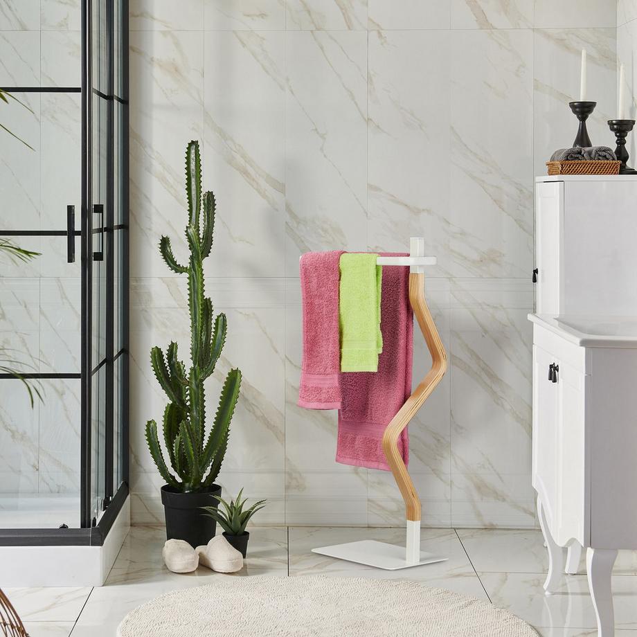 B2X Porta asciugamani con 2 barre  