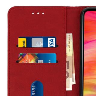 Avizar  Custodia Flip Redmi Note 7 Rosso 