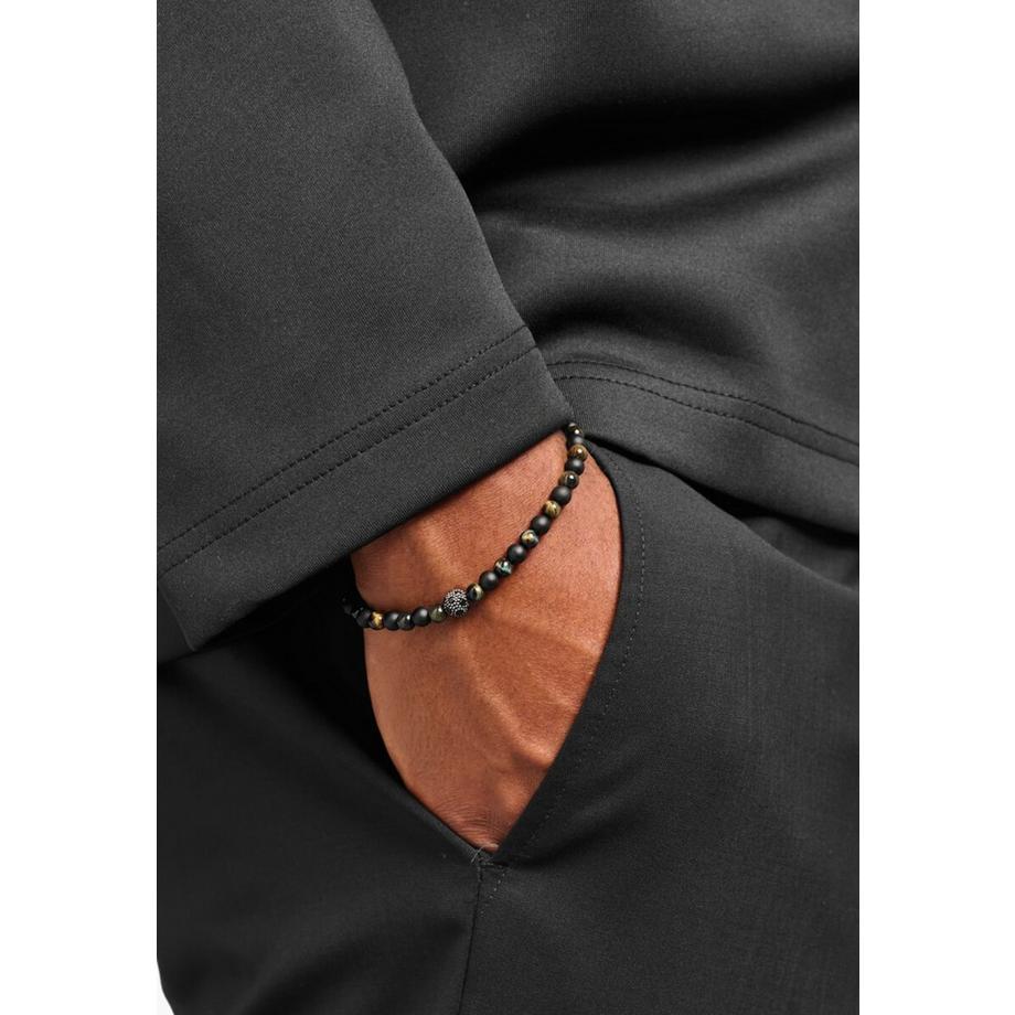 Thomas Sabo  Talisman Armband Positive Energie Mit Obsidian Und Tigerauge Perlen 