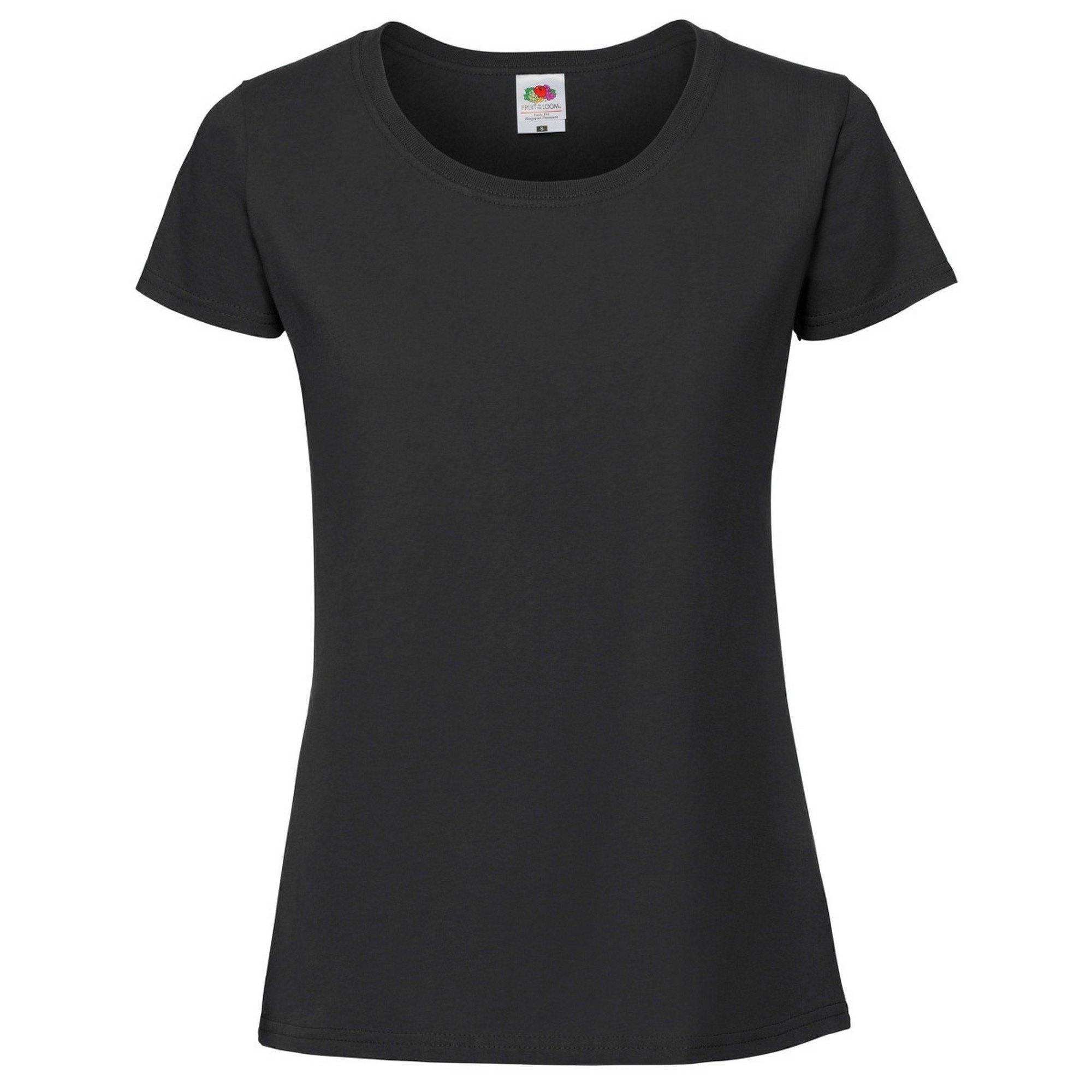 Image of Premium Tshirt Damen Schwarz XS