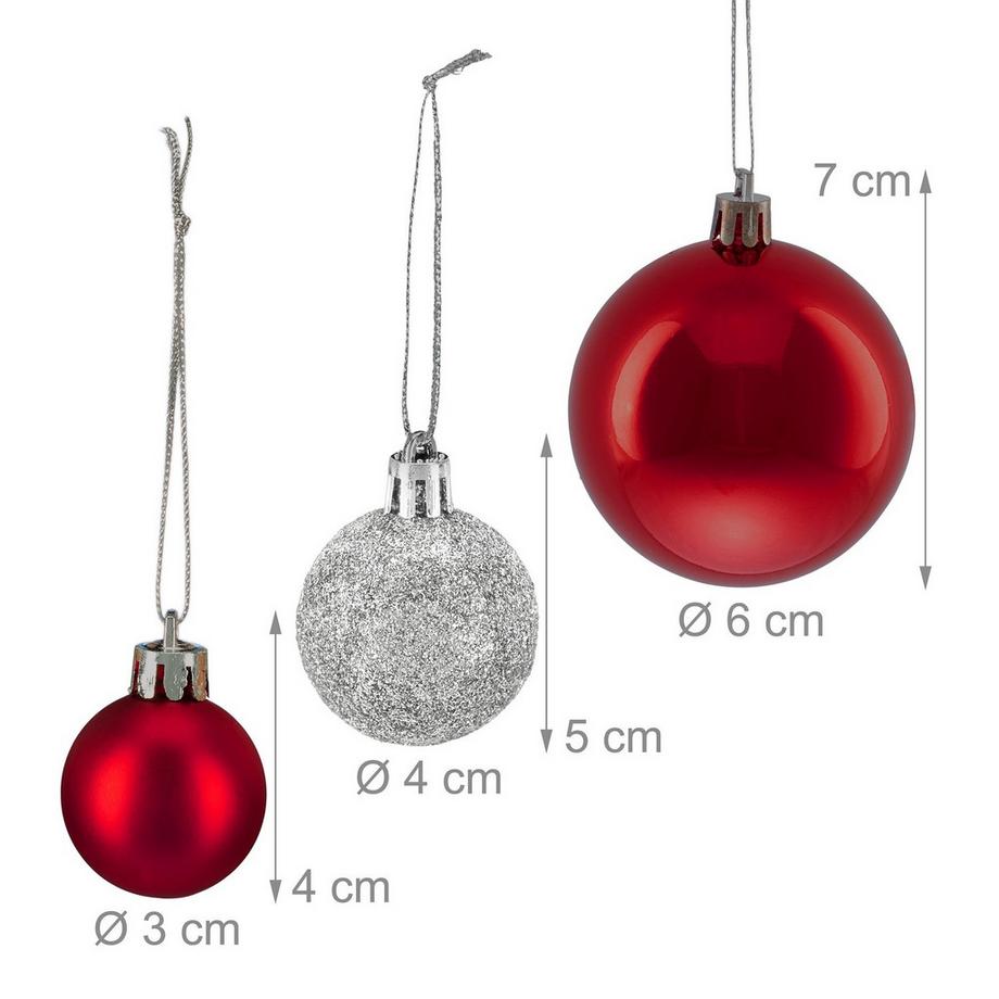 Northix Ensemble de boules de Noël  
