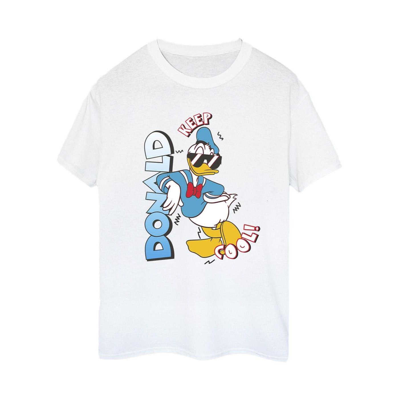 Image of Donald Duck Cool Tshirt Damen Weiss XL