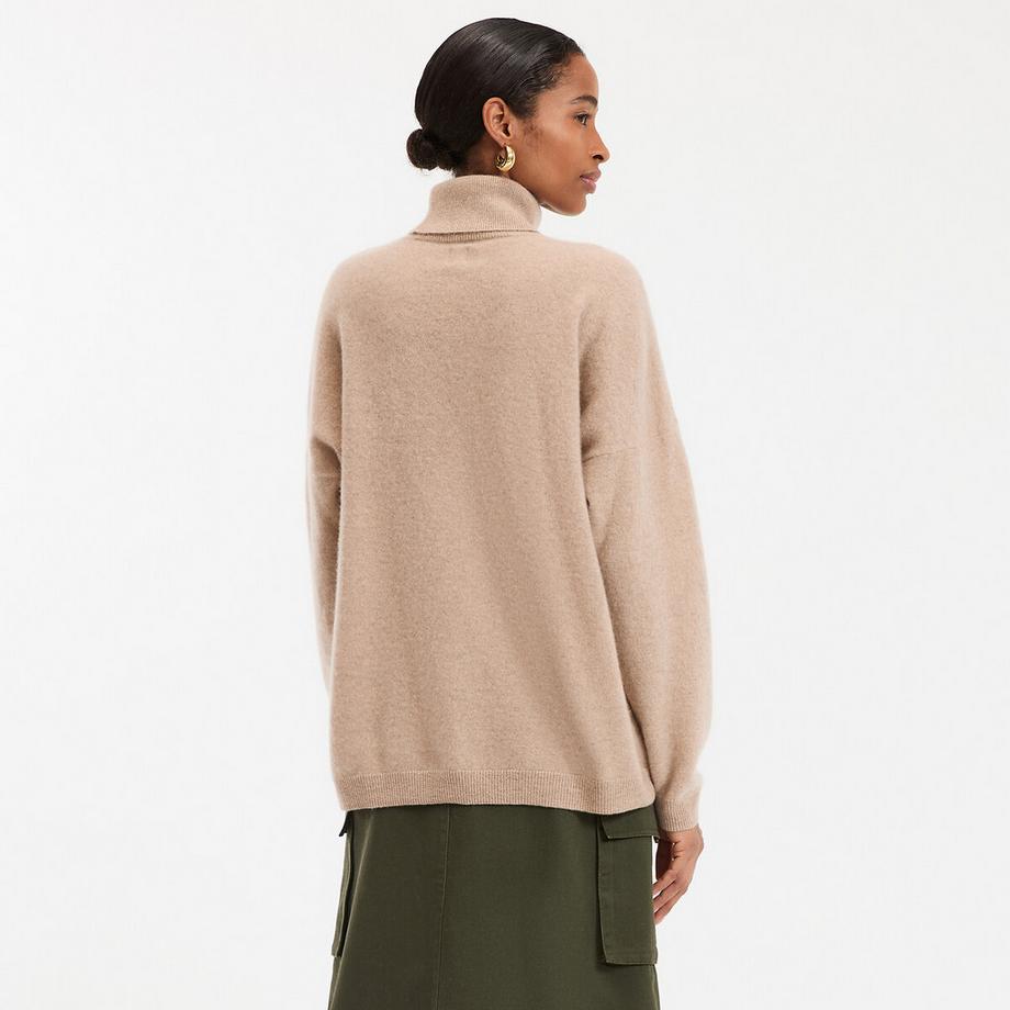 La Redoute Collections Pull Col Roulé Maille Cachemire Fine  