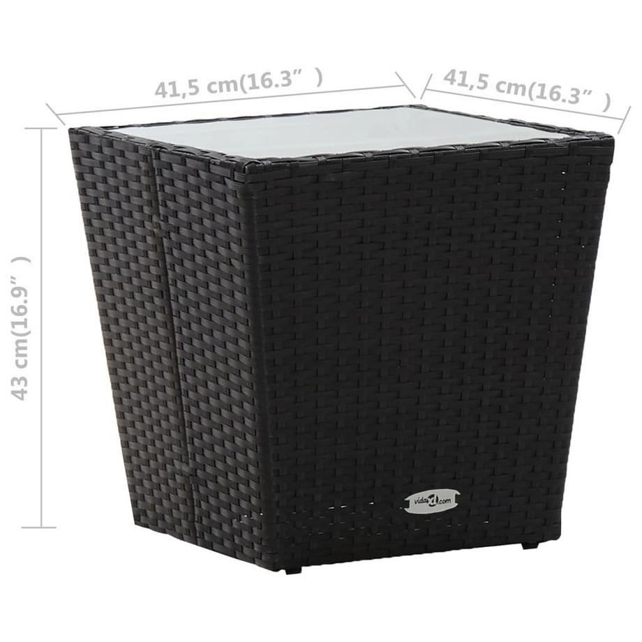 VidaXL tavolino Polirattan  