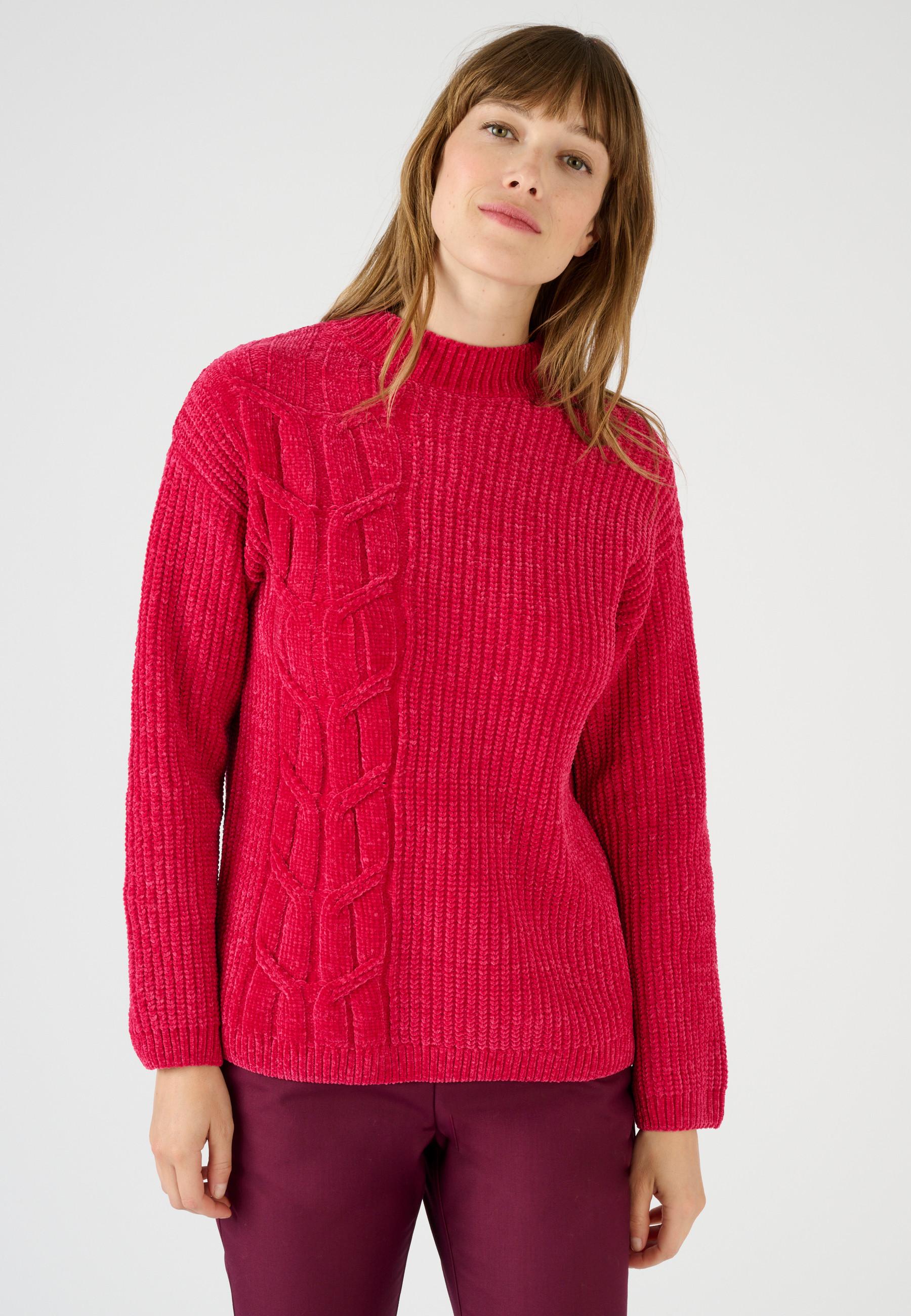 Damart  Zopfstrickpullover Chenille 