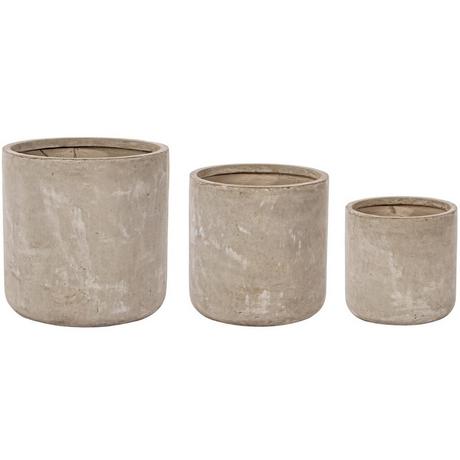 mutoni Vaso Cemento Sabbia (set di 3)  