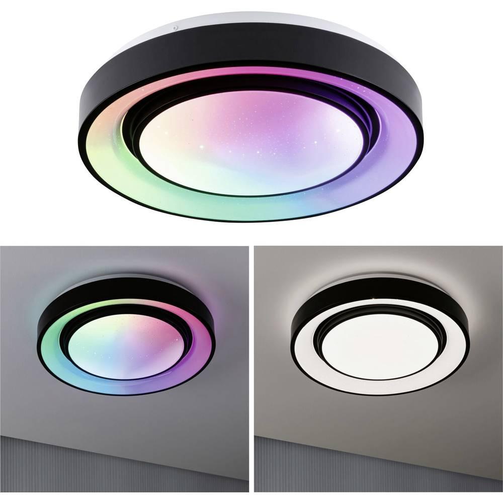 Paulmann LED Deckenleuchte Rainbow mit Regenbogeneffekt 375mm RGB, Tunable White 2650lm 230V 22W  