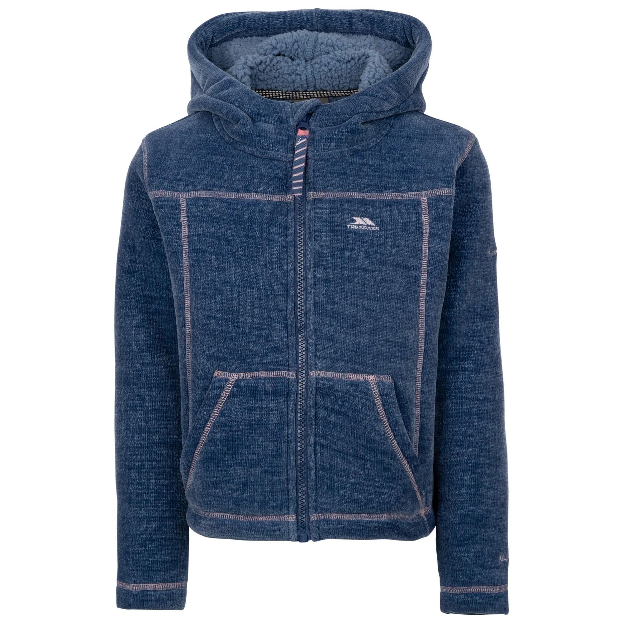 Image of Cossie Fleecejacke Mädchen Blau Denim 140