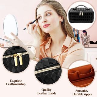 Only-bags.store Cosmetic Bag Portable Travel Make-up Bag with Large Capacity Waterproof Organizer Cosmetic Bag Portable Travel Make-up Bag with Large Capacity Waterproof Organizer 