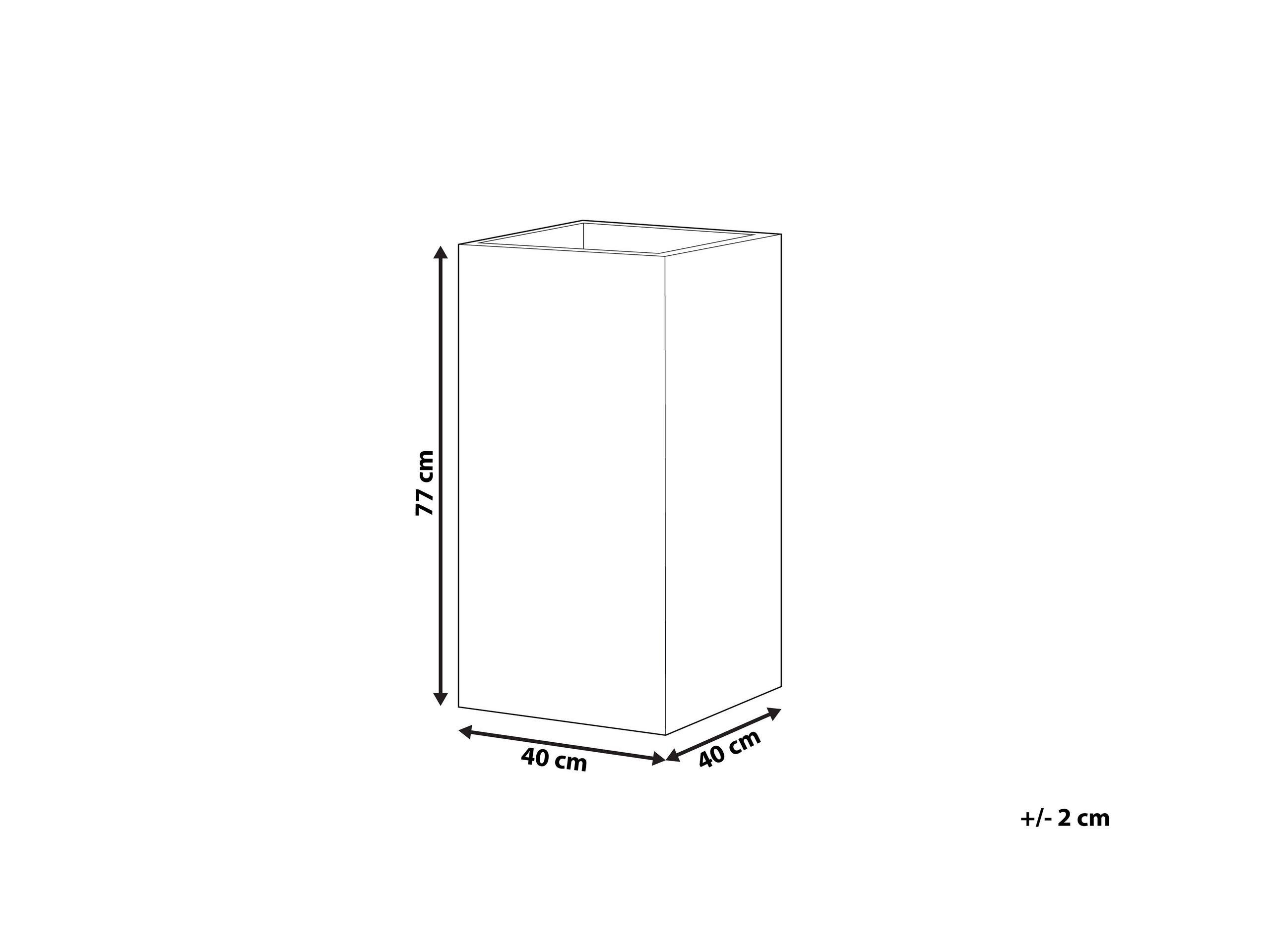 Beliani Vaso per piante grandi en Fibra d'argilla Scandinavo DION  