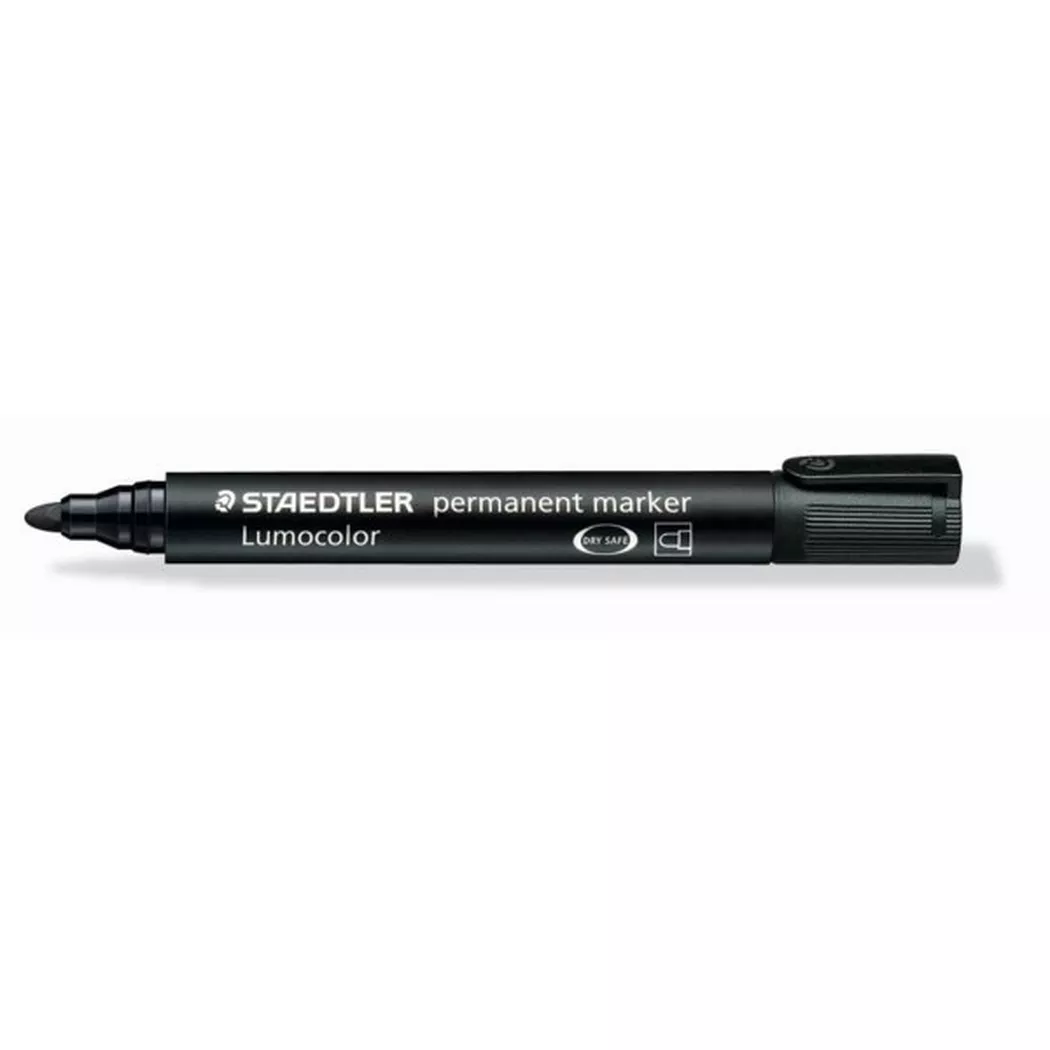 Staedtler Lumocolor permanent marker Bullet tip Black 1 pc(s)